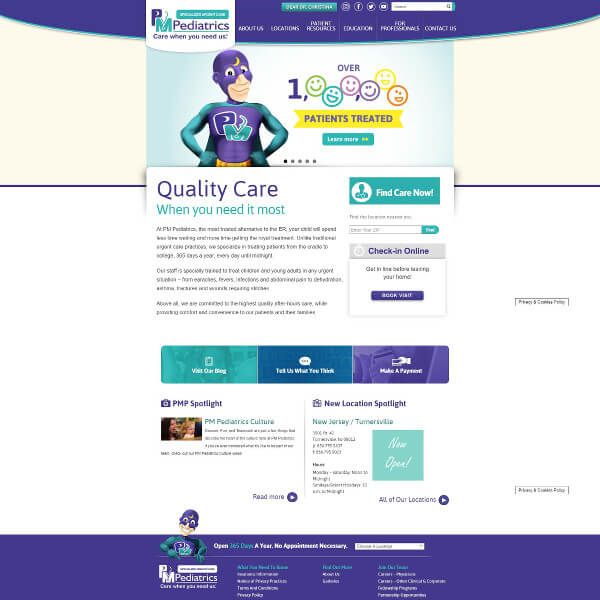 PM Pediatrics Website